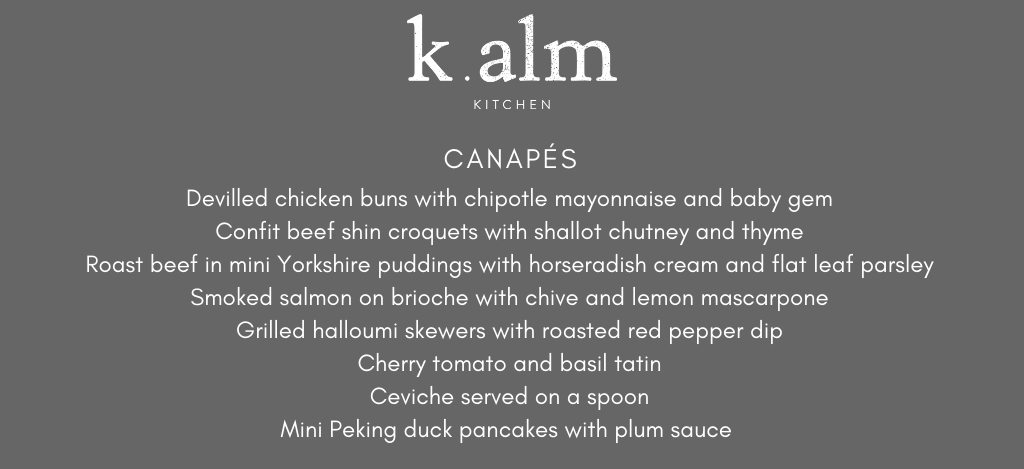 Kalm Kitchen canapes